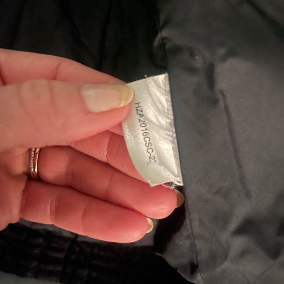 Sorel black goose down moto jacket. - Picture 7 of 16